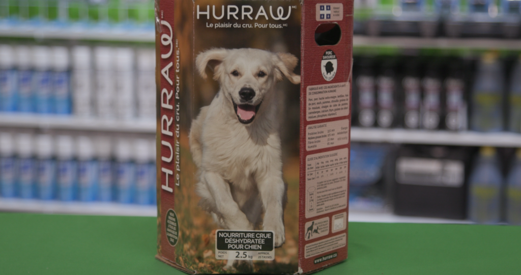 Hurraw pork for dogs