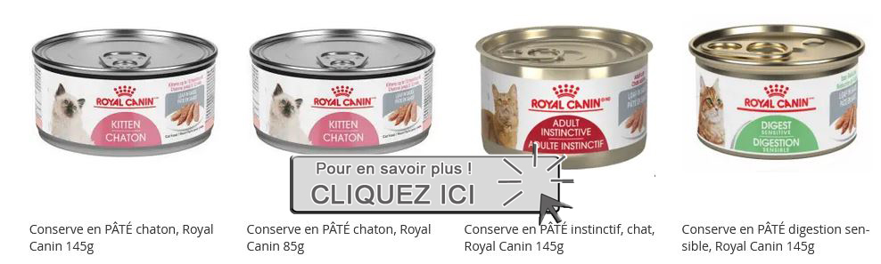 Nourriture humide royal canin